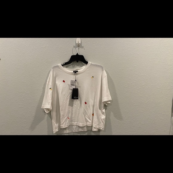 rails embroidered fruits top size large - Picture 1 of 2